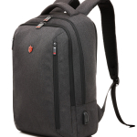 dark grey backpack