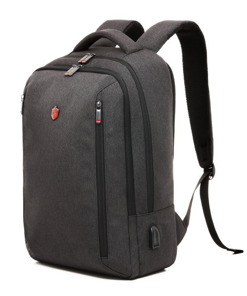 dark grey backpack
